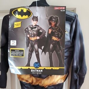 Boys Child Deluxe Batman Muscle Halloween Costume Size S 4/6 M 8/10 L 12/14 NWT